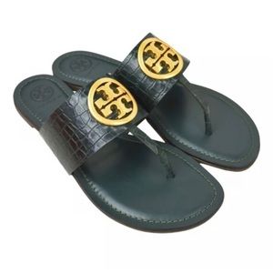 Tory Burch Benton Band flat sandals size 7m.
